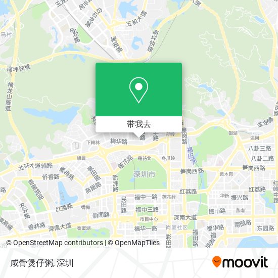 咸骨煲仔粥地图