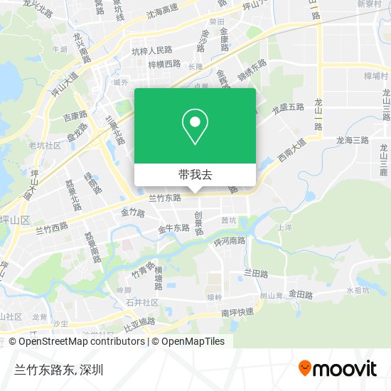 兰竹东路东地图