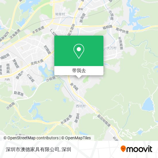 深圳市澳德家具有限公司地图