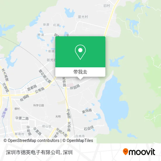 深圳市德英电子有限公司地图
