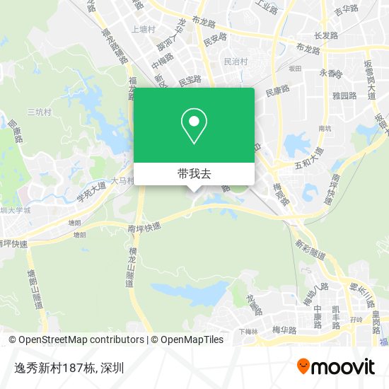 逸秀新村187栋地图