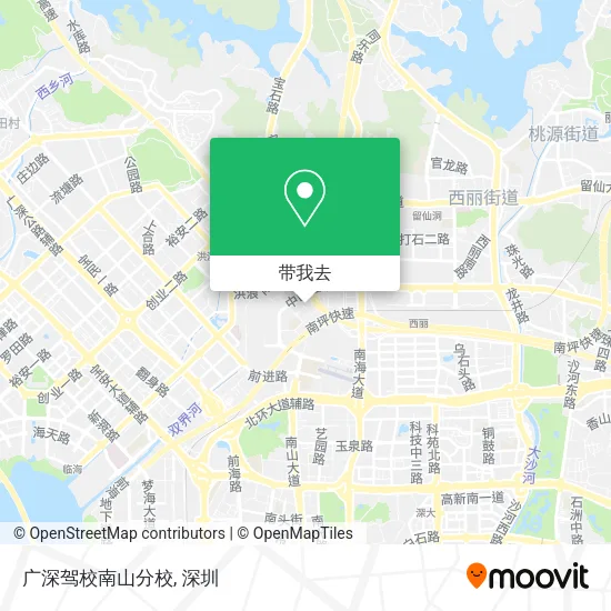 广深驾校南山分校地图