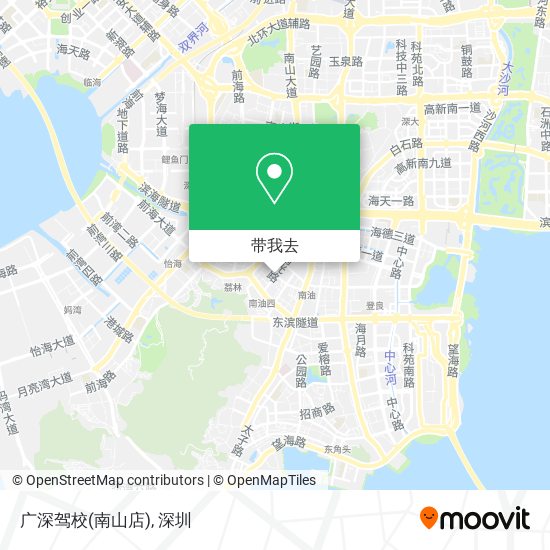 广深驾校(南山店)地图