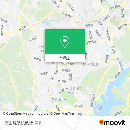 南山服装机械行地图
