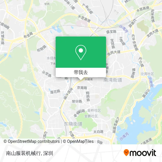 南山服装机械行地图