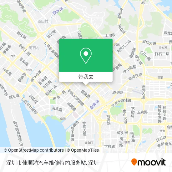 深圳市佳顺鸿汽车维修特约服务站地图