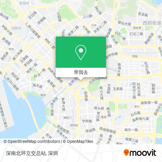 深南北环立交总站地图