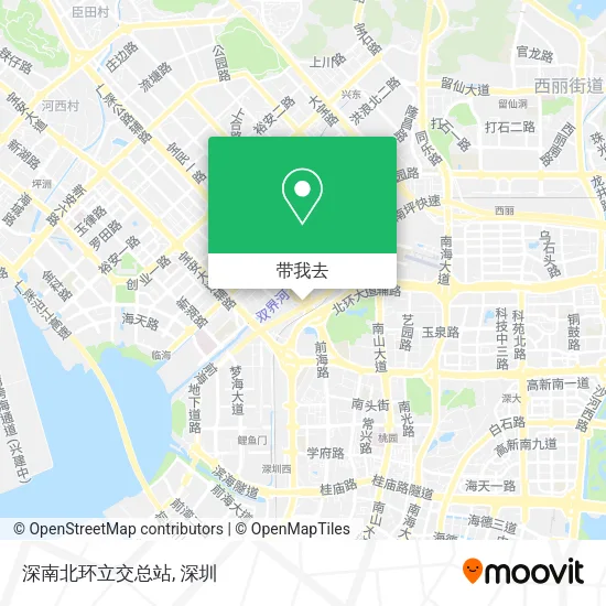 深南北环立交总站地图