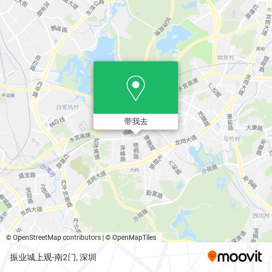 振业城上观-南2门地图