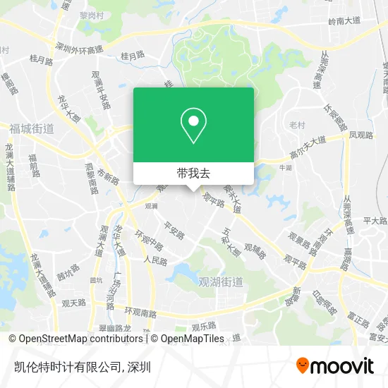 凯伦特时计有限公司地图
