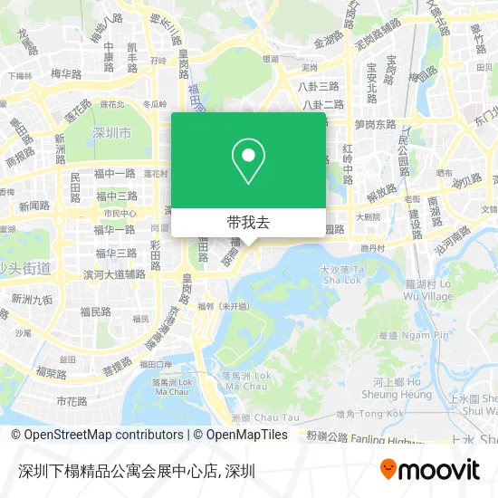 深圳下榻精品公寓会展中心店地图