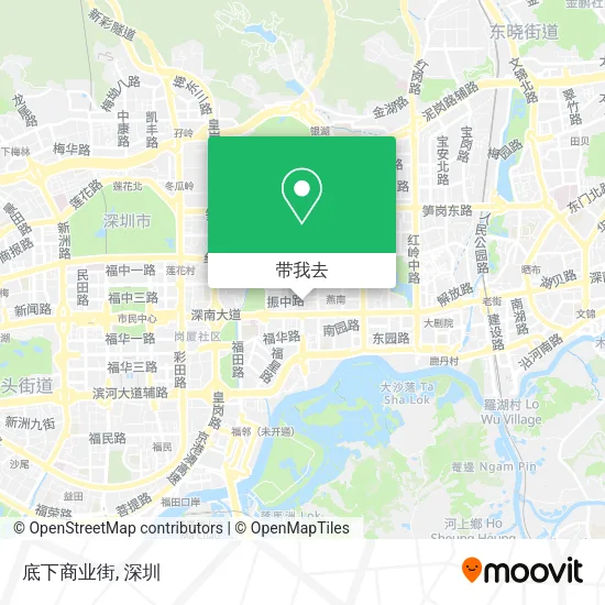 底下商业街地图