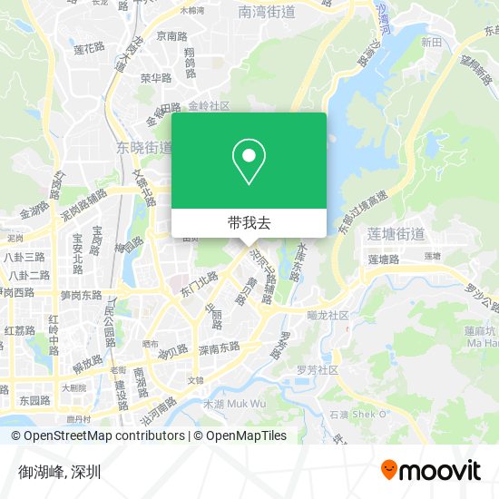 御湖峰地图