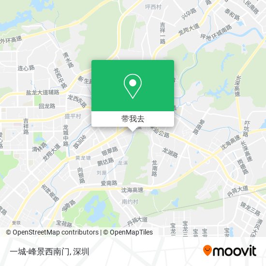 一城-峰景西南门地图
