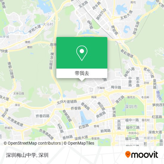 深圳梅山中学地图