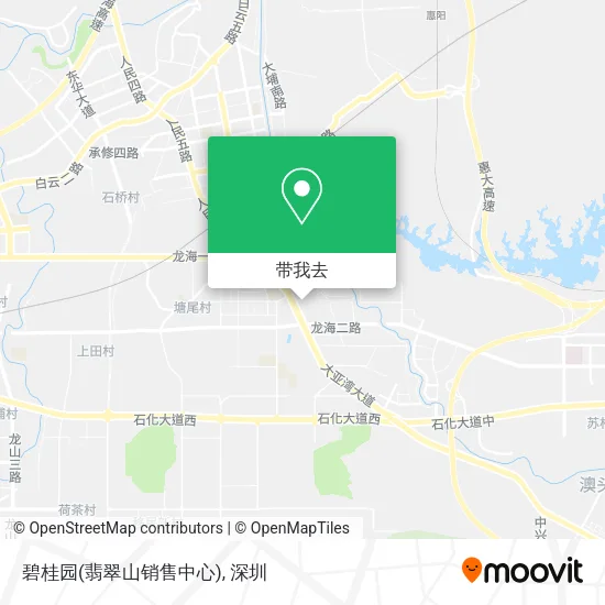 碧桂园(翡翠山销售中心)地图