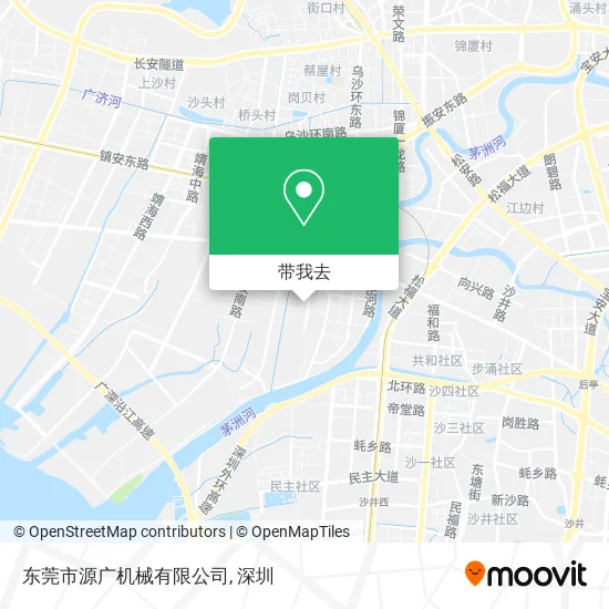 东莞市源广机械有限公司地图