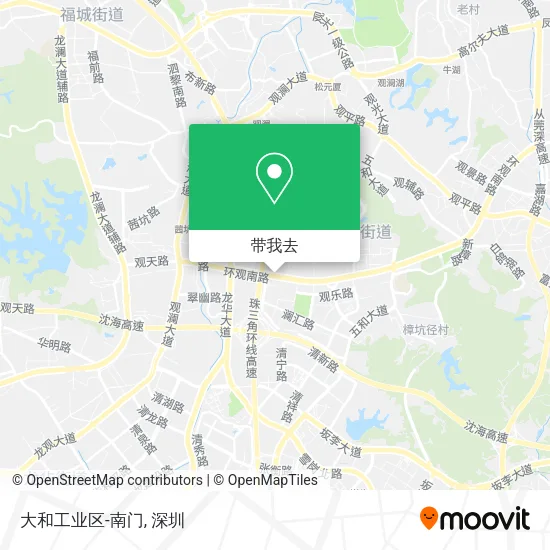 大和工业区-南门地图