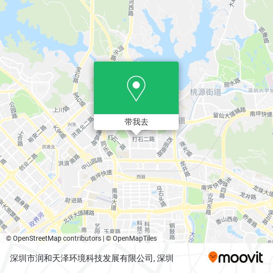 深圳市润和天泽环境科技发展有限公司地图