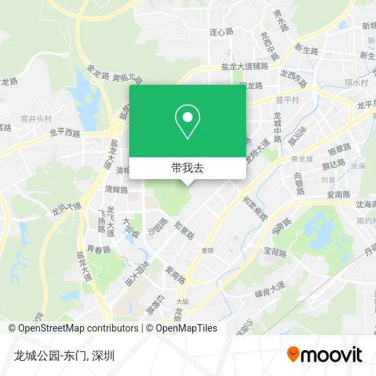 龙城公园-东门地图