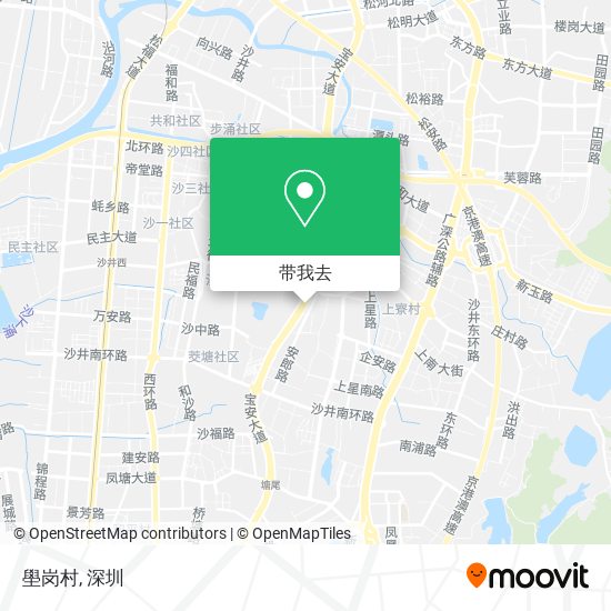 壆岗村地图