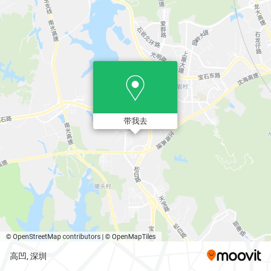 高凹地图