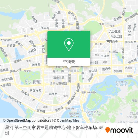 星河·第三空间家居主题购物中心-地下货车停车场地图