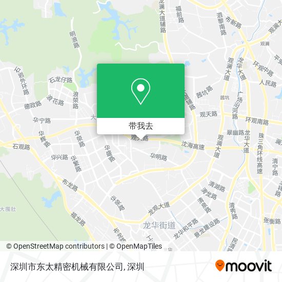 深圳市东太精密机械有限公司地图