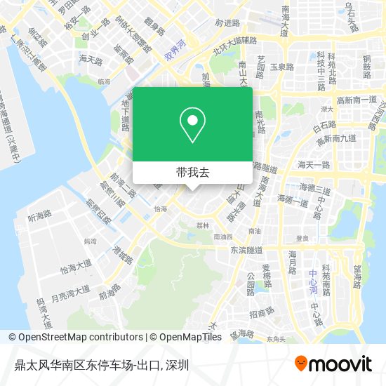 鼎太风华南区东停车场-出口地图