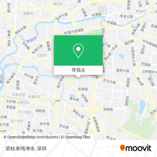 碧桂泉纯净水地图