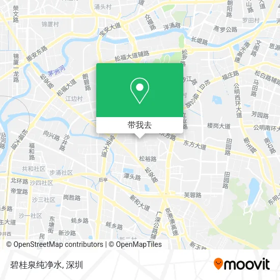 碧桂泉纯净水地图
