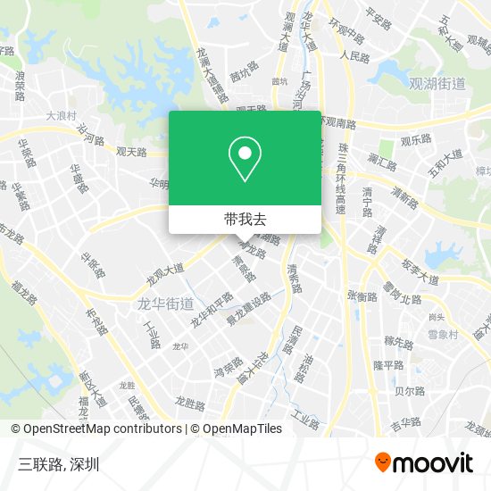 三联路地图