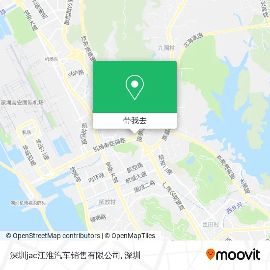 深圳jac江淮汽车销售有限公司地图