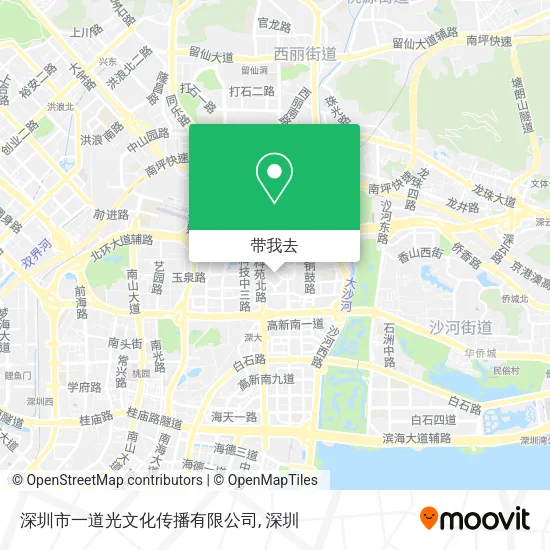 深圳市一道光文化传播有限公司地图