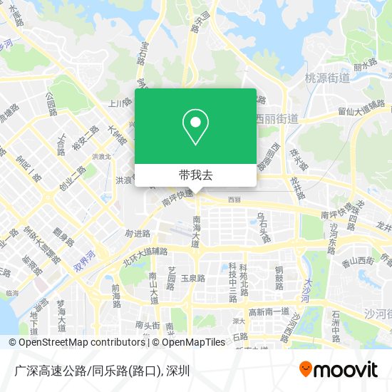 广深高速公路/同乐路(路口)地图