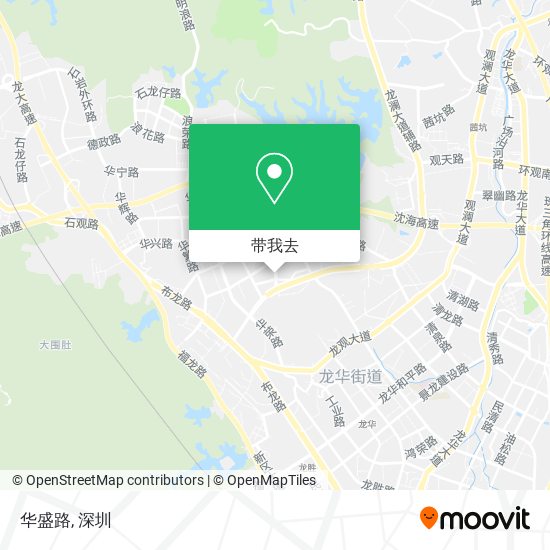 华盛路地图
