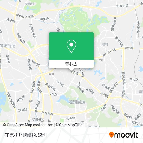 正宗柳州螺蛳粉地图