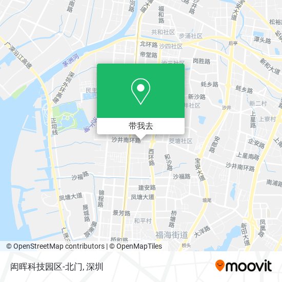 闳晖科技园区-北门地图