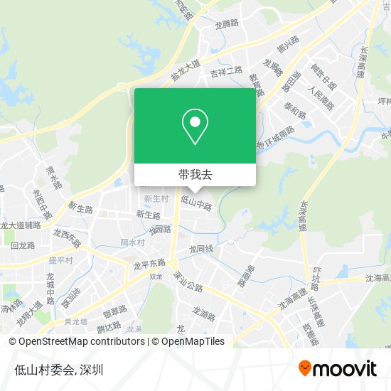 低山村委会地图