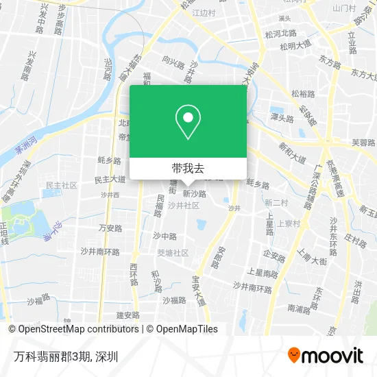 万科翡丽郡3期地图