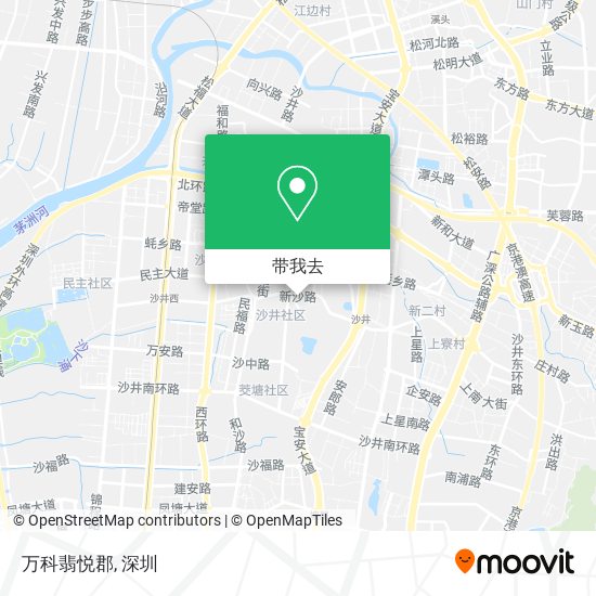万科翡悦郡地图