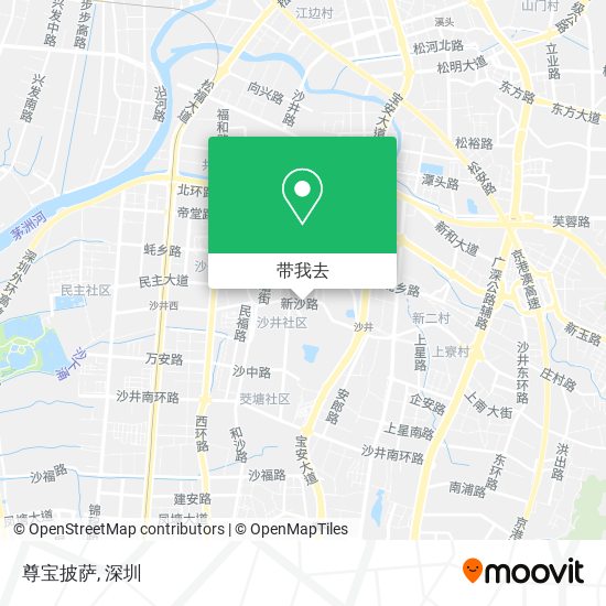 尊宝披萨地图