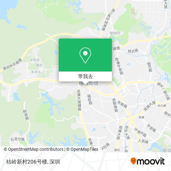 桔岭新村206号楼地图