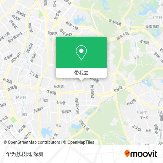 华为荔枝园地图