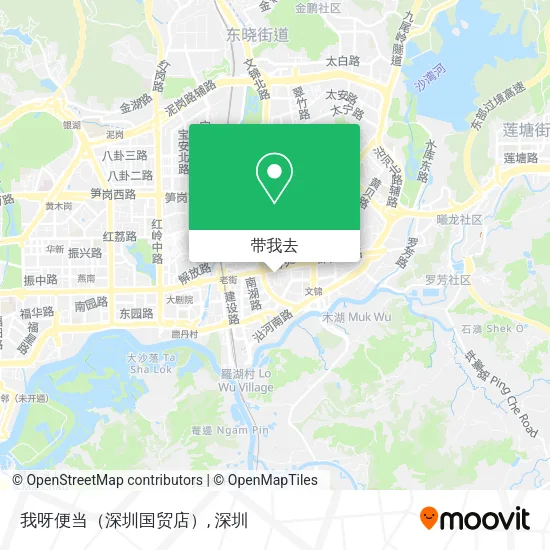 我呀便当（深圳国贸店）地图