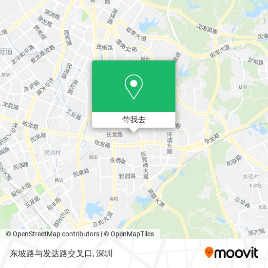 东坡路与发达路交叉口地图