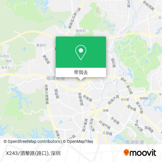 X243/泗黎路(路口)地图