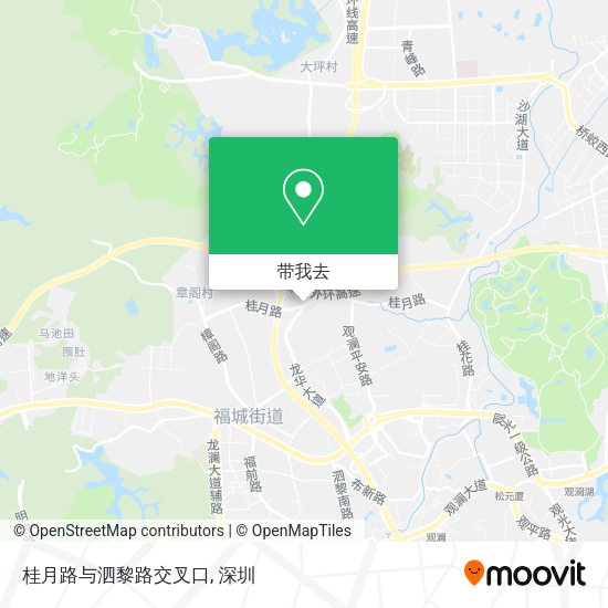 桂月路与泗黎路交叉口地图