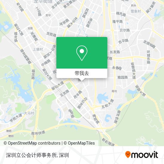 深圳立公会计师事务所地图