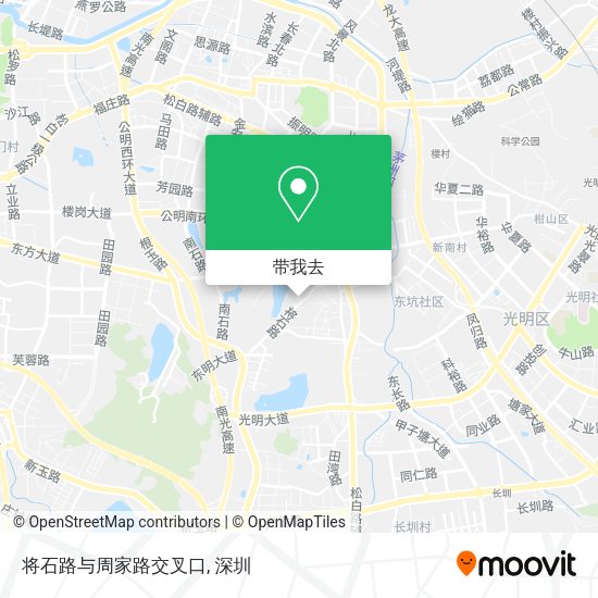 将石路与周家路交叉口地图